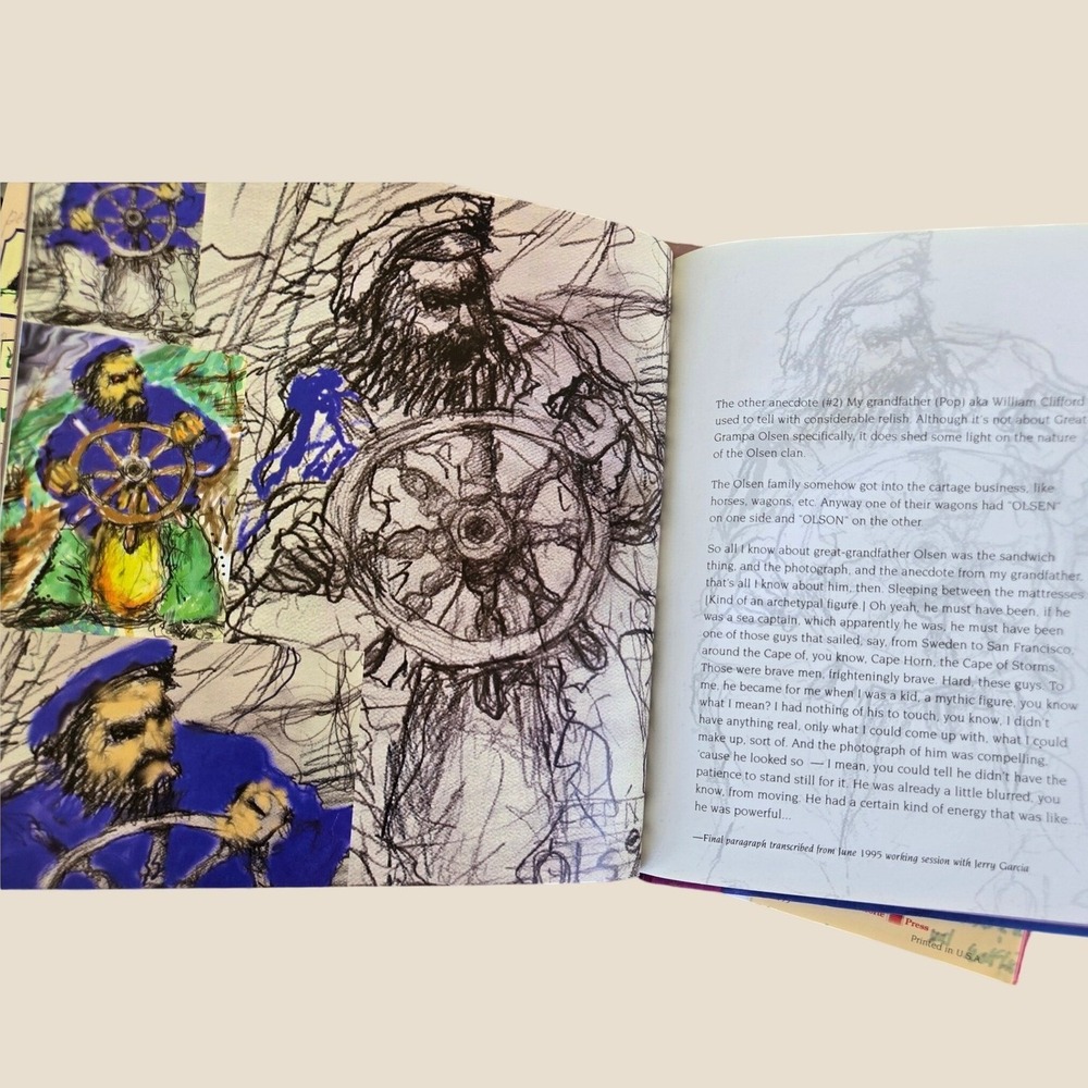 Jerry Garcia Harrington Street Book Fair 1st Edition Art Memoir 1995 - Picture 9 of 11